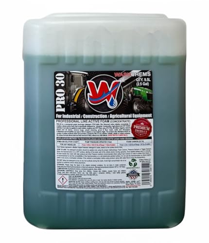Wash Chems Pro 30 Touchless Industrial Construction Equipment One Step Detergent Soap Concentrate No Brushing