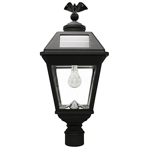 Gama Sonic GS-97B-F Imperial Bulb Light Outdoor Solar Lamp, 3