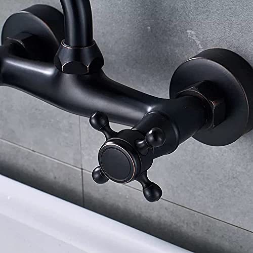 Robinet en laiton à extrémité noire et double commande haut de gamme - 5