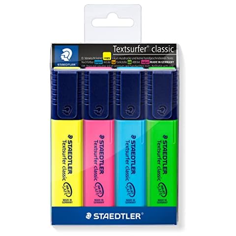 STAEDTLER 364 WP4 Textsurfer Classic Highlighter Set Cover