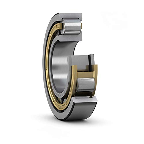 SKF NU 215 ECM/C3 Cylindrical Roller Bearing, Single Row, Removable Inner Ring, Straight Bore, High Capacity, C3 Clearance, Brass Cage, Metric, 75mm Bore, 130mm OD, 25mm Width #1