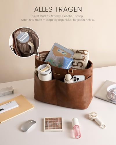 LOVEVOOK Handtasche Damen Groß, Laptoptasche 15,6 Zoll, Shopper Tasche Elegant, Handtaschen für Damen, Arbeitstasche, Business Taschen, Lehrertasche, für Alltags, Einkaufen, Uni und Büro