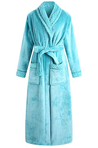 Richie House Women's Plush Fleece Bathrobe RH1591