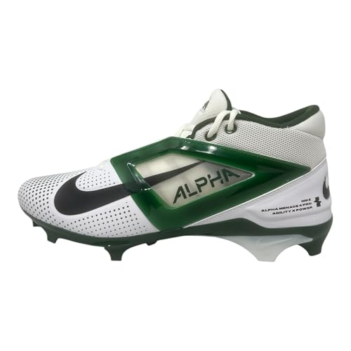 Image of Nike Alpha Menace 4 Elite Football Cleats (FD7036-600, University Red /Team Red /Black /White)
