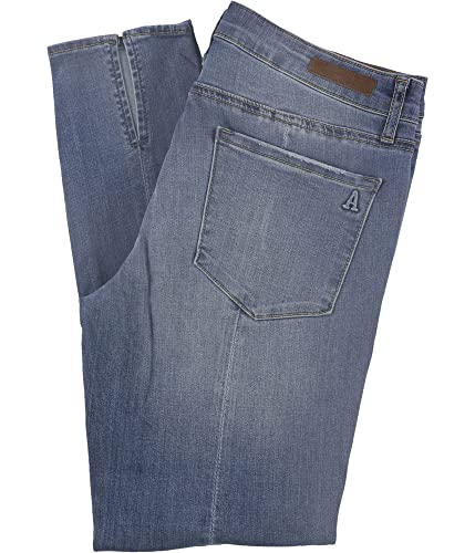 Articles of Society Womens Super-Soft Split-Hem Skinny Fit Jeans, Blue, 272