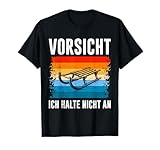 Bob Fahrer Shirt Schlitten Training Rodel Piste