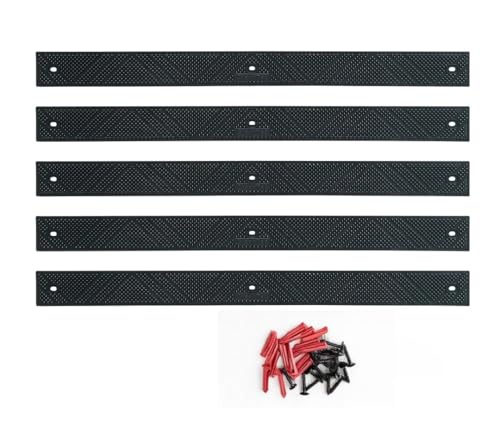 GreenTec 5pk 600mm Black Polypropylene Anti-Slip Decking Strips