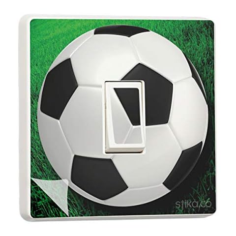 Pack of 2 Laminated Football Switch Stickers Cover