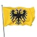 LINGF Estandarte duradero del Emperador del Sacro Imperio Romano Germánico con halos Bandera 4x6 FT Banner Decoración interior al aire libre - Banderas de poliéster 3by5