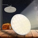 SKNOOY Magnetic Tent Light, Rechargeable Camping Lantern with Remote Control, IP54 Waterproof Emergency Lights LED Lamp for Sunshade Sail Hiking Fishing Hurricane Emergency Outage