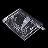 Salinity Tester Sea Hydrometer Aquarium Salinity Meter for Fish for Saltwater Freshwater Specific Clear Plastic