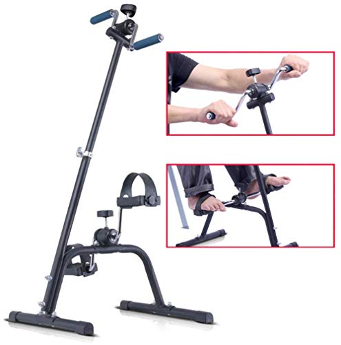 Mini bicicleta de ejercicio portátil para piernas y brazos miniatura 1