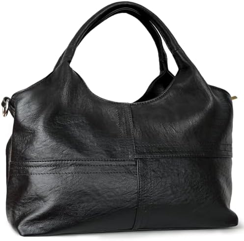 KOGTLA Medium Vegan Leather Purses for Women with Detachable Satc...