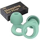 Ear Plugs for Sleeping Noise Cancelling, Reusable Silicone Design with 30dB Sound Reduction for Deep Sleep, Travel, Focus, and Hearing Protection (Mint)