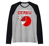 The Otaku Lifes Anime Japanese Manga Meme Divertido Camiseta Manga Raglan