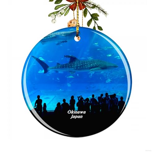 Churaumi Aquarium Okinawa Japan Christmas Ornament, Christmas Tree Decorations Ornament, Home Decor Ornament, Souvenir Gift, Gift for Family