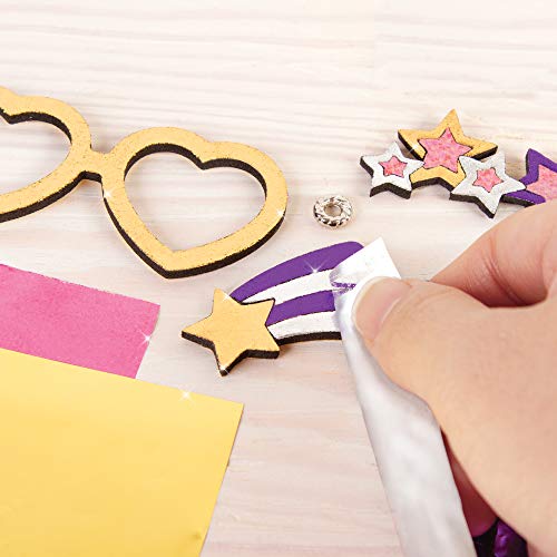 Make It Real DIY Plush Toys Pom Pom Characters Making Kit - Arts and Crafts for Kids - Gifts for Girls