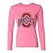 OMMIIY Women's Ohio State Buckeyes Logo Long Sleeve T-Shirt