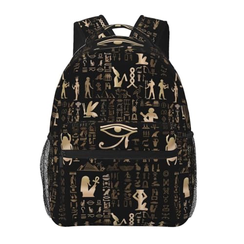 ASYG Egyptian Hieroglyph Laptop Backpack