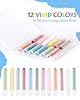 NewFamily Dustless Chalk for Kids, Colored Sidewalk Chalk With Holder,Non-Toxic Washable Toddlers Chalks Drawing Writing for Outdoor Art Play,Blackboard(12 Pcs) #2
