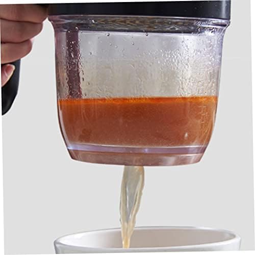 Fat Separator with Bottom Release Oil Gravy Separator with Strainer for Cooking,Oil Filter Pot