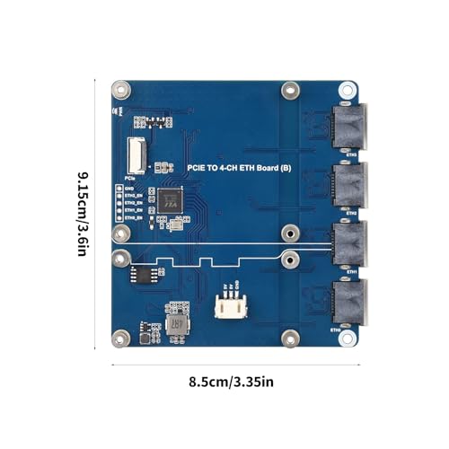 Adaptateur PCIe vers Ethernet Stable avec composants haute durabilité