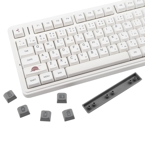 131キー日没テーマPBTキーキャップXDA輪郭熱昇華キーキャップセットCherry/Gatron MXスイッチメカニカルキーボード（ホワイトグレー）に適用