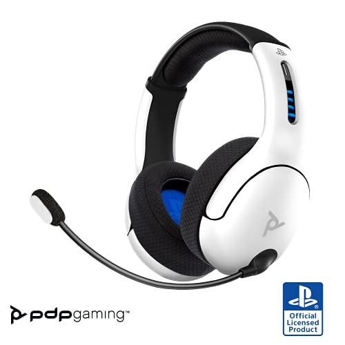 Pdp Lvl50 Wireless Stereo Headset With Noise Cancelling Microphone: White - Ps5/Ps4 #TOP7