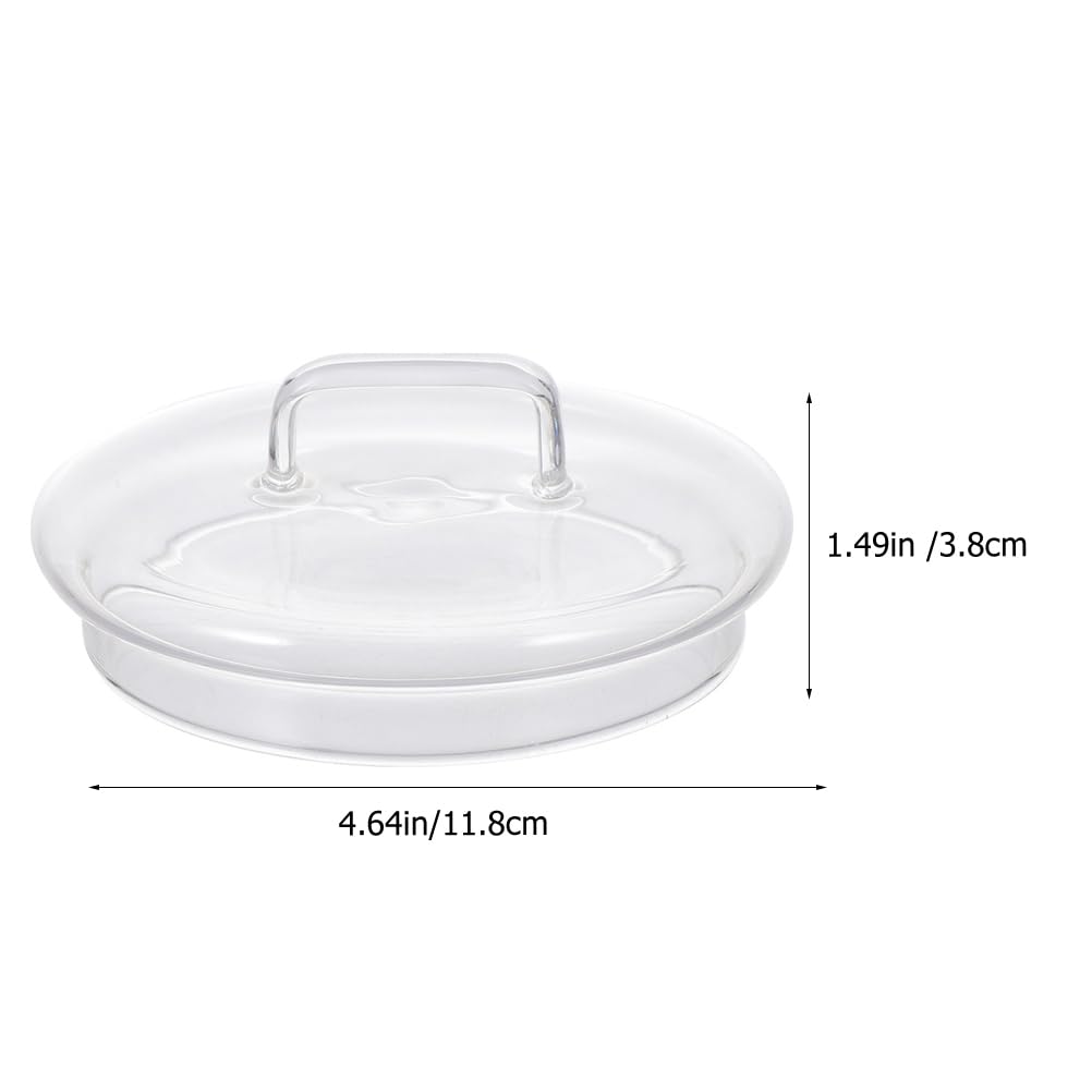PRETYZOOM Lot de 2 couvercles universels de remplacement pour bocaux en verre