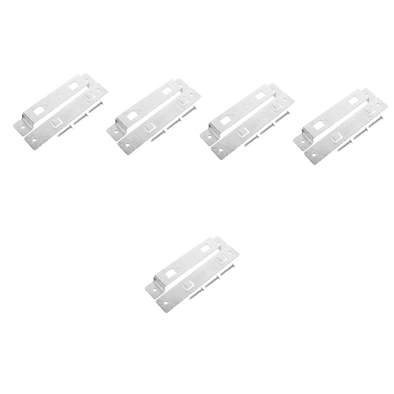 Yardwe 5 Set Staffa di Montaggio per Casetta per Uccelli Mangiatoia per Uccelli Kit Casette per Uccelli Staffa di Montaggio per Esterno Casetta per Uccelli Appendiabiti Casetta per