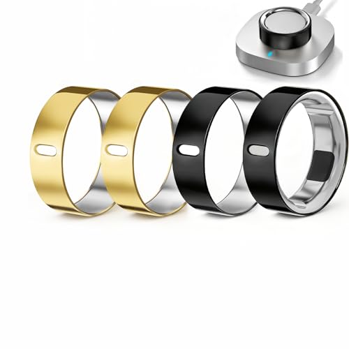 Hexasider 4 Pack Upgraded Ring Covers Compatible with Oura Ring Gen 4/Gen 3, TPU Anti-Scratch Protector Accessories for Oura Ring Cover Jacket for Women Men, Size 9 (Not for Oura Ring 4 Ceramic) by Hexasider - Used condition - US$10.36