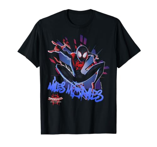 Marvel Spider-Man Spiderverse Graffiti Explosion T-Shirt
