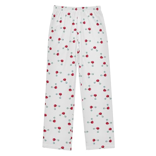 Chemical Formula Icon Boys Long Pants Soft Trousers Elastic Waist Kids Lounge Bottoms with Pockets S-XL