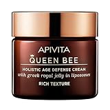  Crema enriquecida Qeen Bee Holistica antienvejecimiento Jalea Real Apivita 50 ml