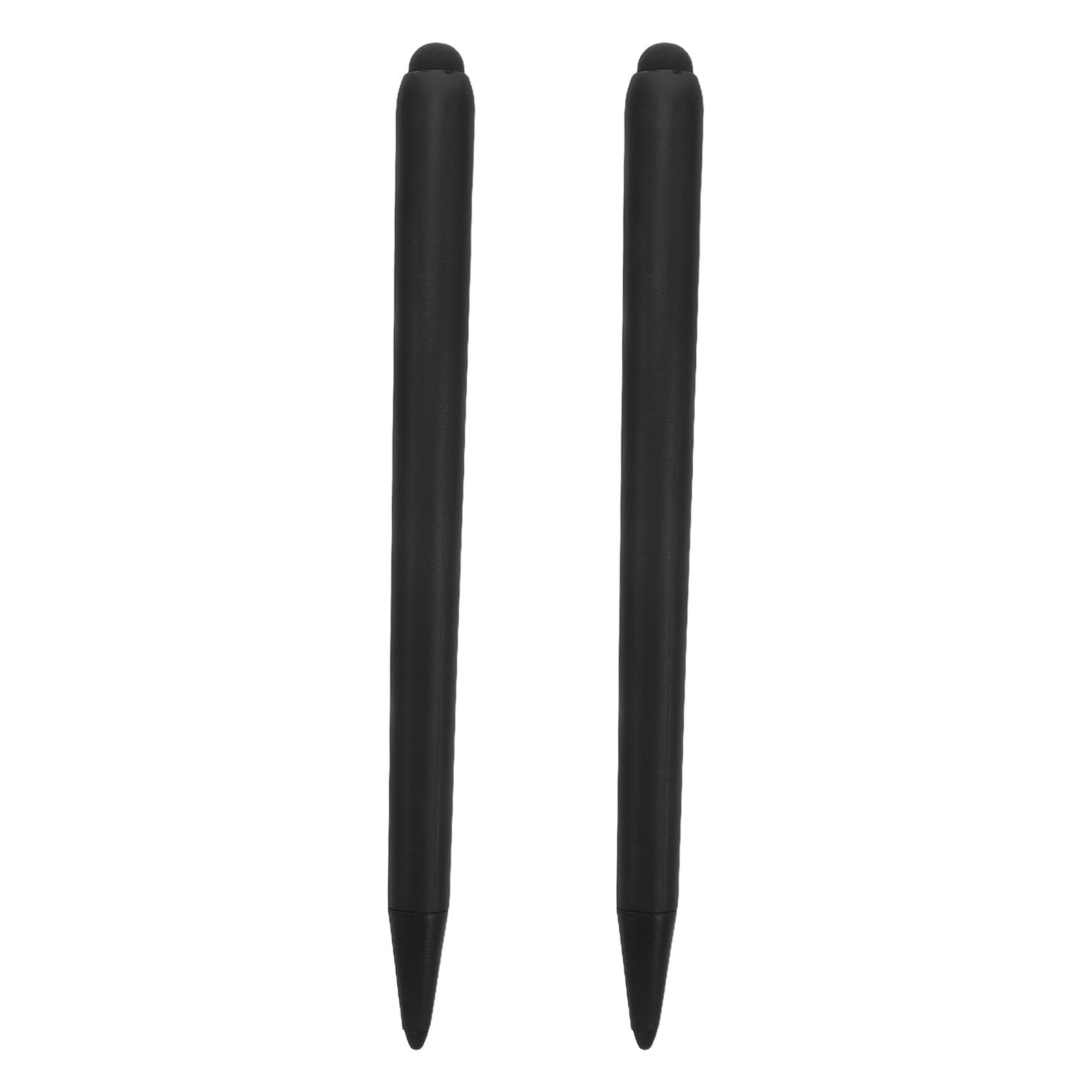 Stilo per Lavagna Elettronica, Penna Touch Screen 2 Pezzi, Nero, Design Doppia Punta, Abs, per Riunioni Aziendali