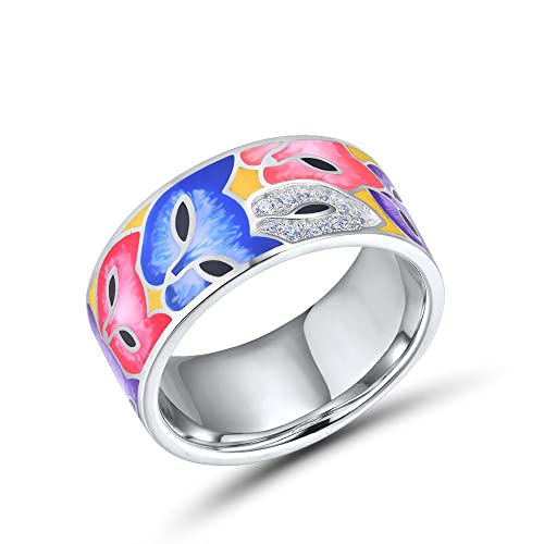 Bague chat blanc en argent 925 le cadeau de fête unique pour femme