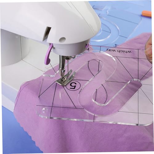 Règles de courtepointe 15pcs en acrylique transparent pour patchwork - 4