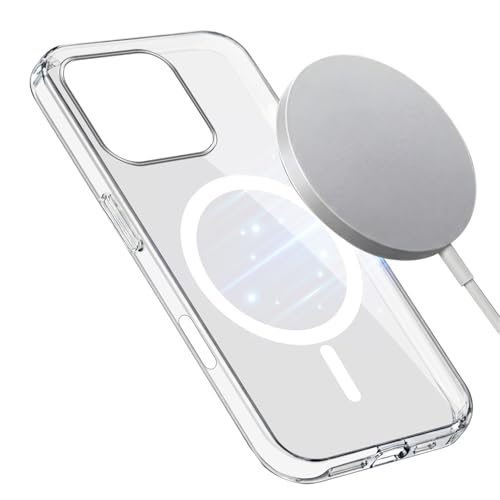 Image of Jkobi Lifetime Anti-Yellow MagSafe Compatible Clear Back Case Cover for Apple iPhone 16 Pro (Sleek Hard Crystal | Camera Protection and Shockproof)