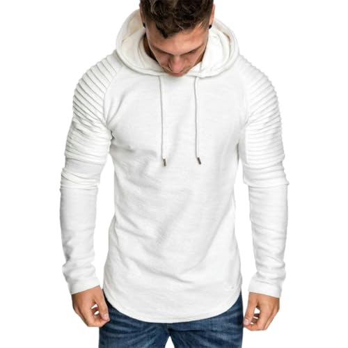 Spring Hoodies Men Hoody Male Long Sleeve Solid Color Hooded Sweatshirt Men's Hoodies Clothing
