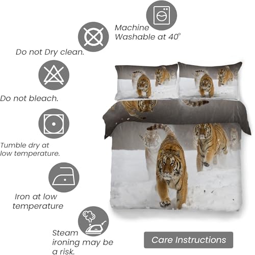 Housse couette 200x200 microfibre douce anti-glissement avec fermeture éclair - 7