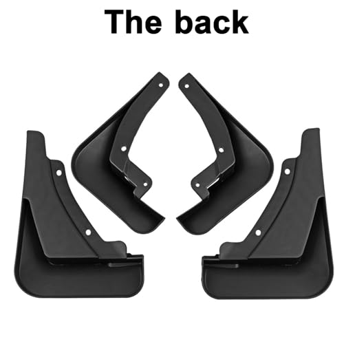 ERMWALR for VW T-ROC 2023-2024 Mud Flaps - Set of 4 No Drilling Required Car Fenders Flexible PP Mud Flap Splash Guard (Vlw TRC 23-24) - Image 6