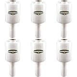 6 Pack of Mighty Gadget (R) Industrial Strength Mini Stretch Wrap Film with Handle for Pallet Wrap, Moving Supplies Stretch Wrap & Shrink Wrap - 80 gauge, 5” x 1000 ft