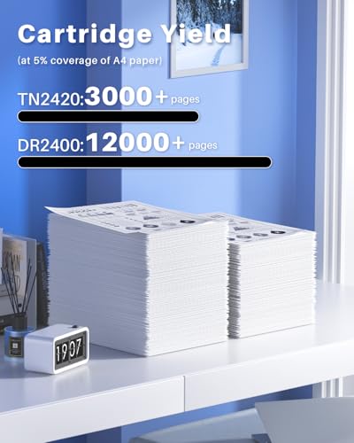 Toner TN2420 pour corriger les impressions pâles du tambour DR2400