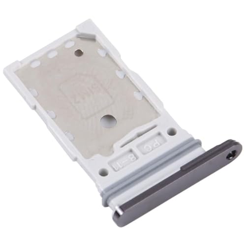 حامل بطاقات ثنائي شرائح الاتصال من سيج لسلسلة سامسونج جالاكسي S10 وS20 وS21 وS22 وS23 وS24 (اسود فانتوم، S22 الترا)