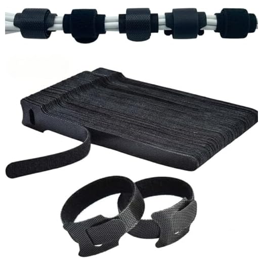 Reusable Cable Ties, 30/60 PCS Adjustable Cord Straps Wire Organizer Cord Wrap and Hook Loop Cable Management