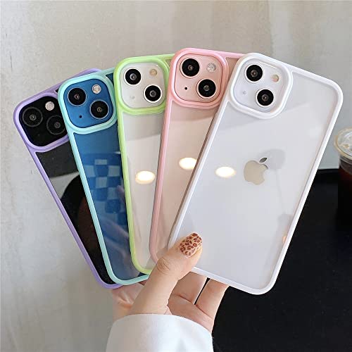 Coque silicone iPhone 13 anti rayure et protection objectif blanche - 3
