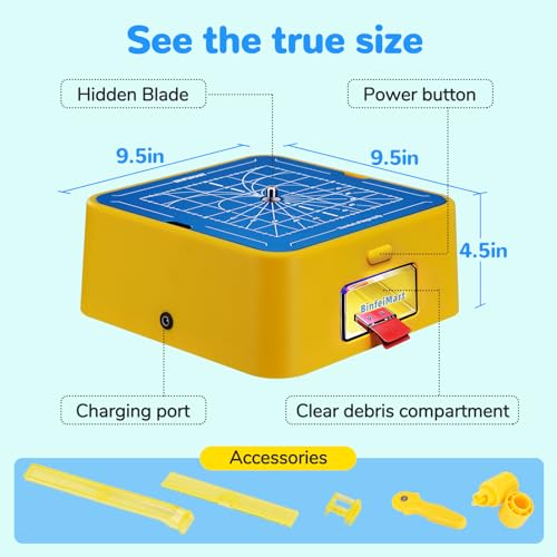 Image of | Kid Safe Cardboard Cutter - Upgraded Version | with Enhanced Accessories, No Sharp Edge DIY STEM Art Tool for Cardboard Building, Homeschool & Upcycling Projects