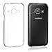 kwmobile Crystal Case for Samsung Galaxy J1 (2015) - Soft Flexible TPU Silicone Protective Cover - Transparent