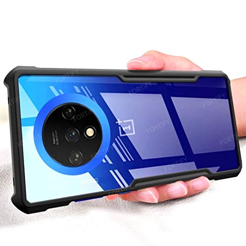 Image of RIGGEAR Xundd Back Cover Case for OnePlus 7T (Armor|PC and TPU|Black)