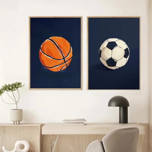 Affiche de dessin animé sportif pour sublimer la chambre d'enfant moderne